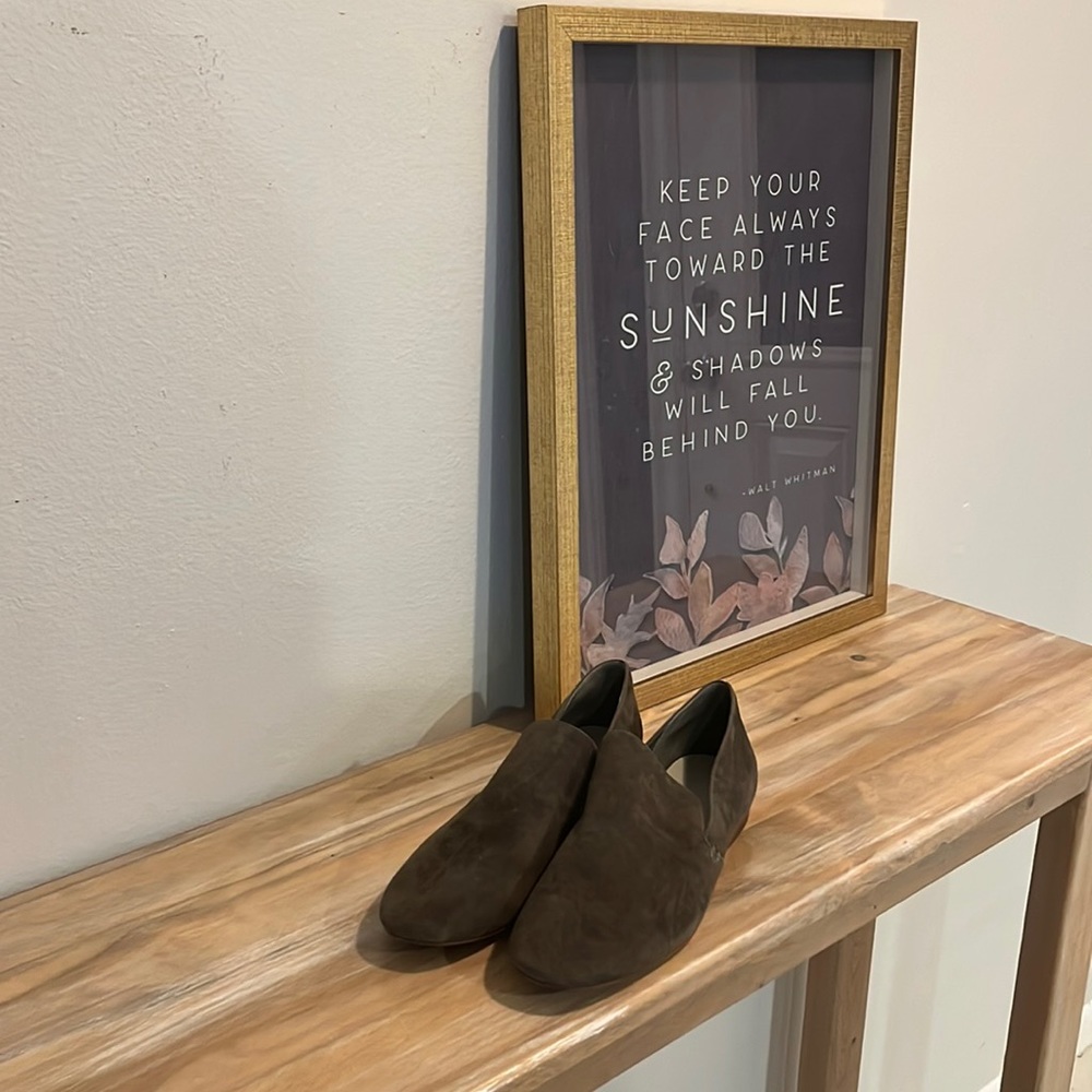 1.State Olive Suede Loafers
